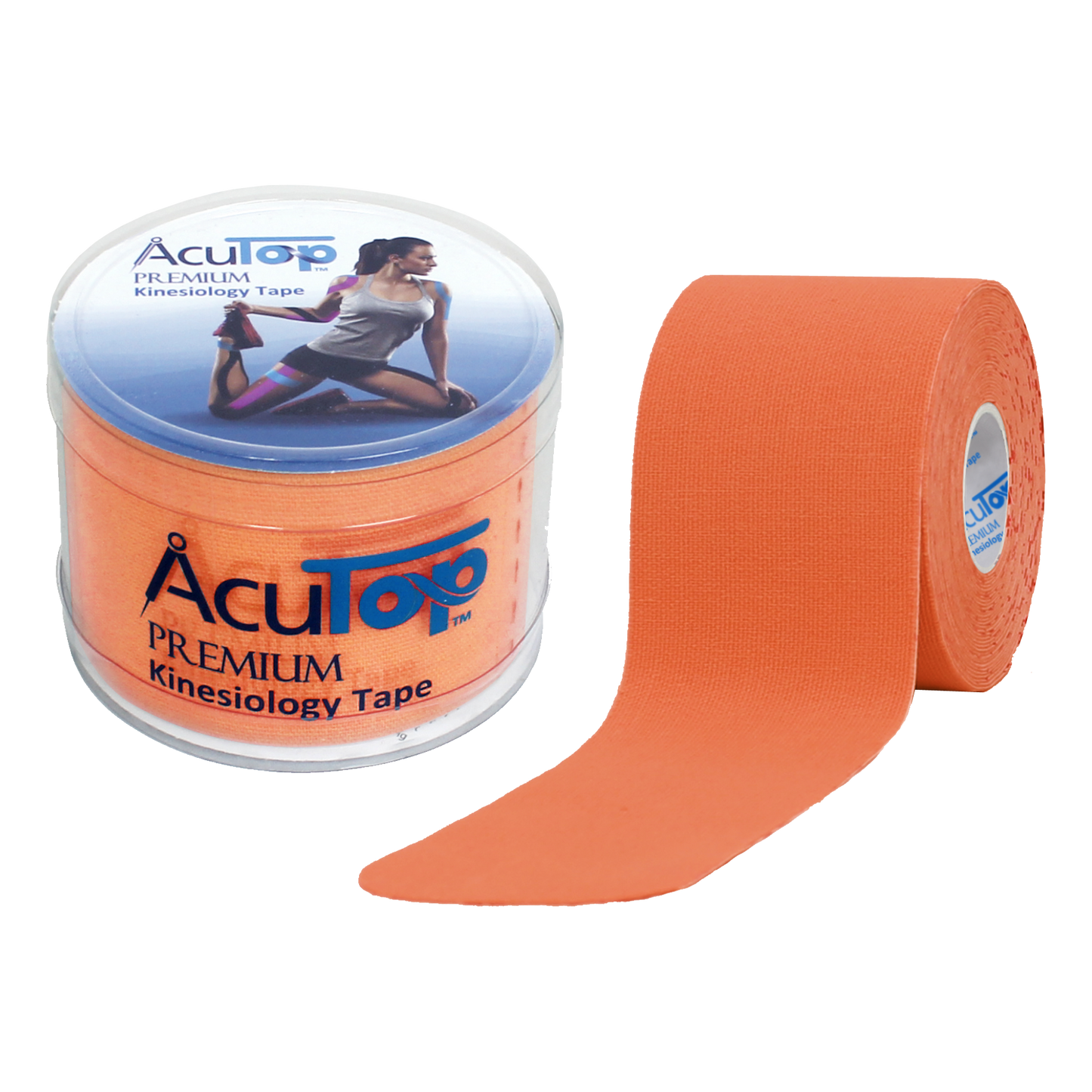 Acutop - Premium Kinesiologie Tape - Oranje - 5cm x 5m - Intertaping.nl