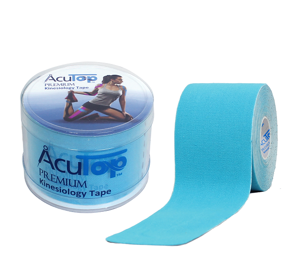 Acutop - Premium Kinesiologie Tape - Blauw - 5cm x 5m - Intertaping.nl